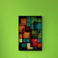 Tablou canvas - Patrate colorate abstract