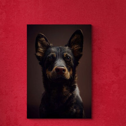 Tablou canvas - Portrait of a lancashire heeler