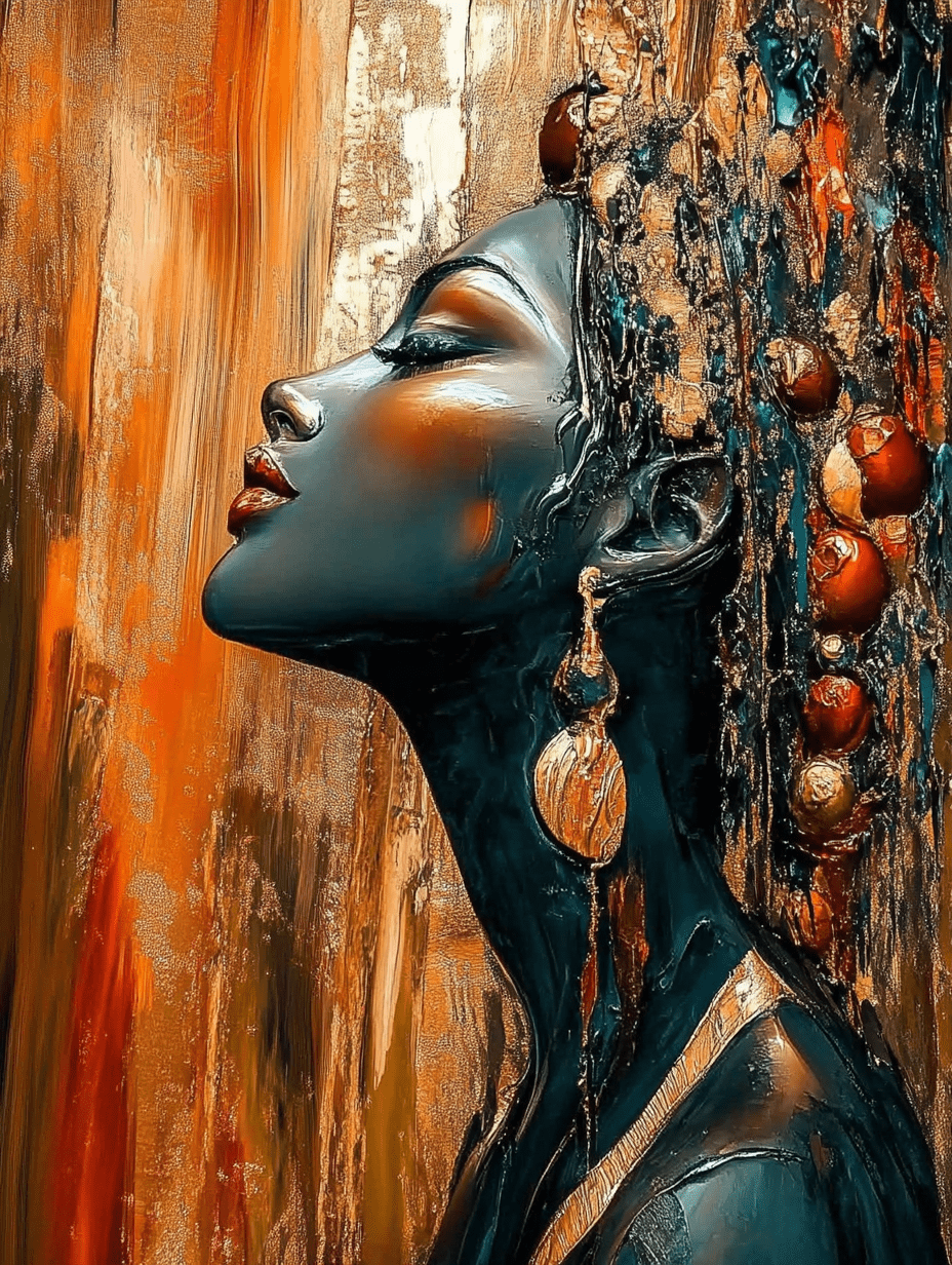 Tablou Canvas - Printesa Africana