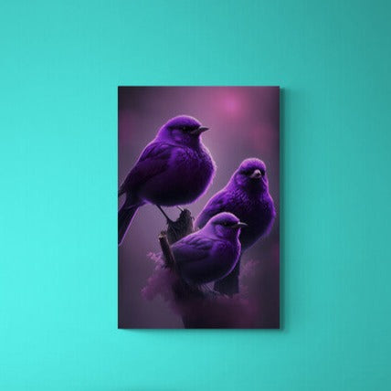 Tablou canvas - Purple birds
