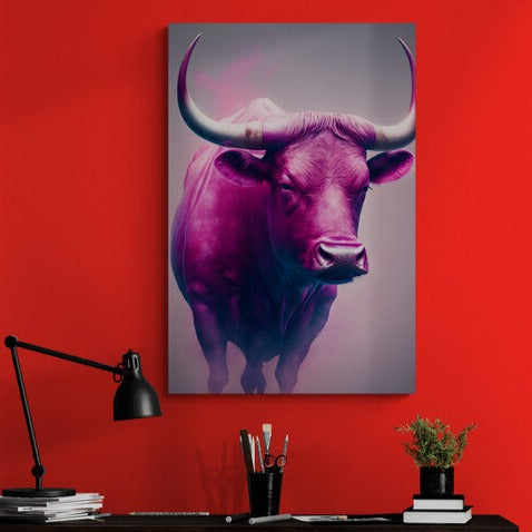 Tablou canvas - Purple bull