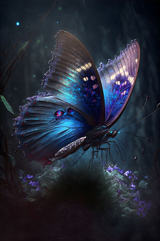 Tablou canvas - Purple butterfly