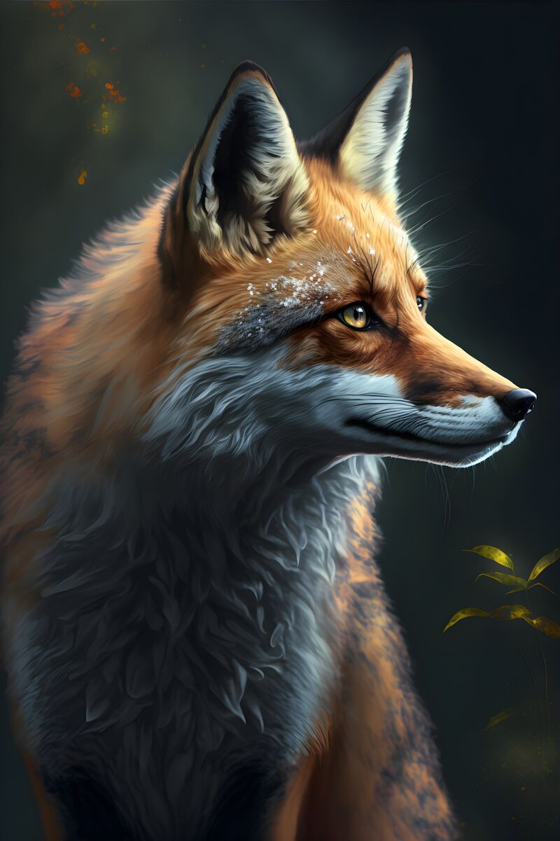 Tablou canvas - Red fox