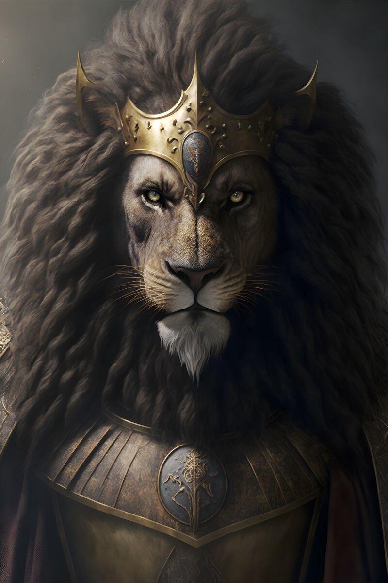 Tablou canvas - Royal lion