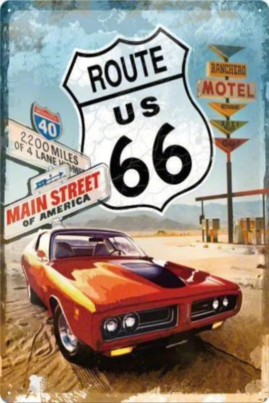 Tablou Canvas - Ruta 66 Main Street