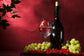 Tablou Canvas - Eleganta Sticlei de Vin si Struguri