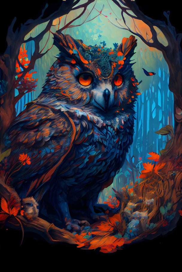 Tablou canvas - Surrealistic owl