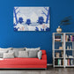 Tablou Canvas - Peisaj  abstract de iarna 4
