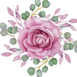 Tablou canvas - Trandafir roz