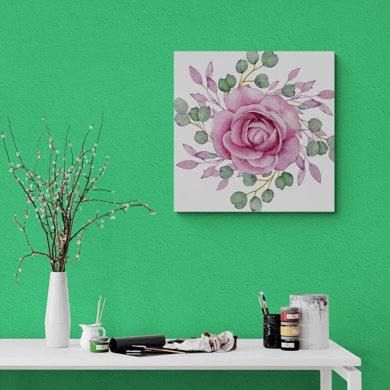 Tablou canvas - Trandafir roz