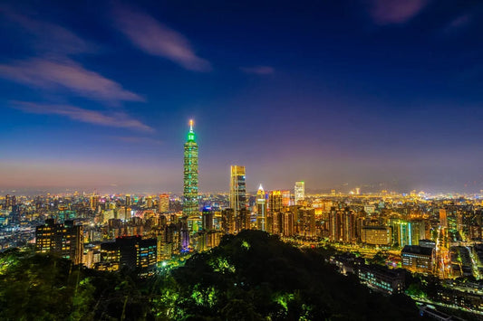 Tablou Canvas - Vedere Aeriana Taipei