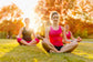 Tablou Canvas - Yoga in Parc