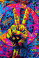 Tablou Canvas - Eleganta Vibranta Pop Art 046