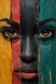 Tablou Canvas - Afro 007 Eleganta in Casa Ta
