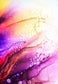 Tablou Canvas - Eleganta Abstracta in Mov si Nuante Rosiatice