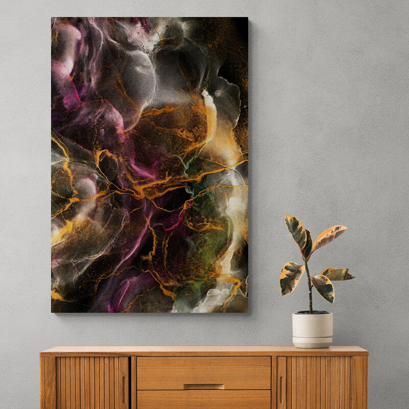 Tablou canvas - Abstract multi culori inchise