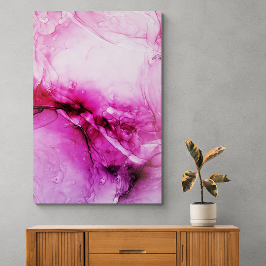 Tablou canvas - Abstract nuante rosu si mov