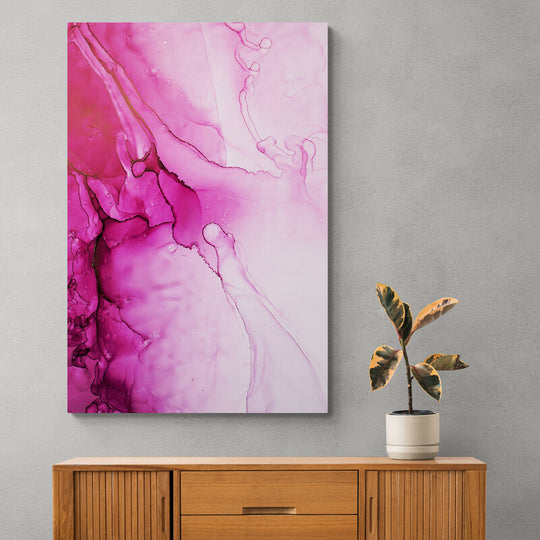 Tablou canvas - Abstract relief de rosu