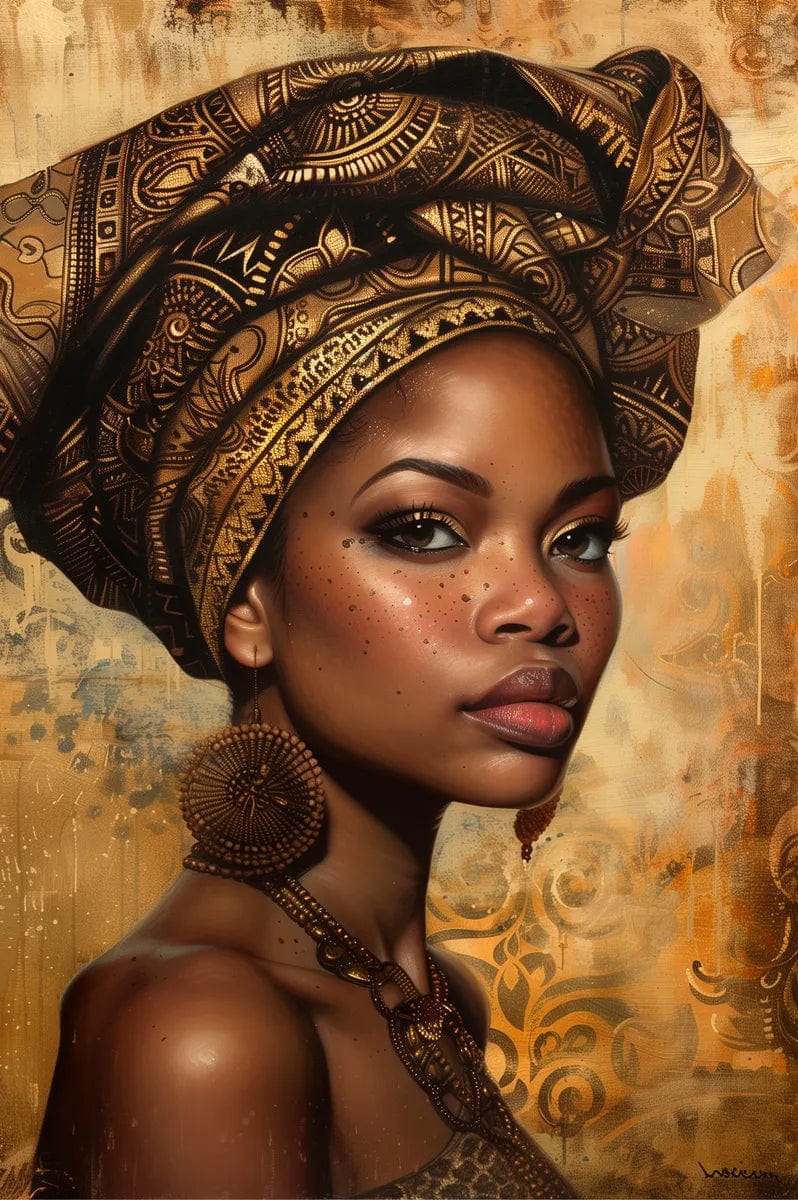 Tablou Canvas - Afro 008 Eleganta pentru Casa Ta
