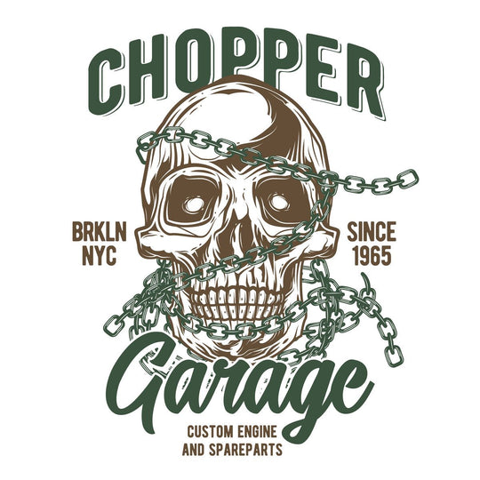 Tablou canvas - Chopper Garage.