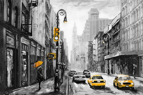 Tablou canvas - Un strop de galben in New York