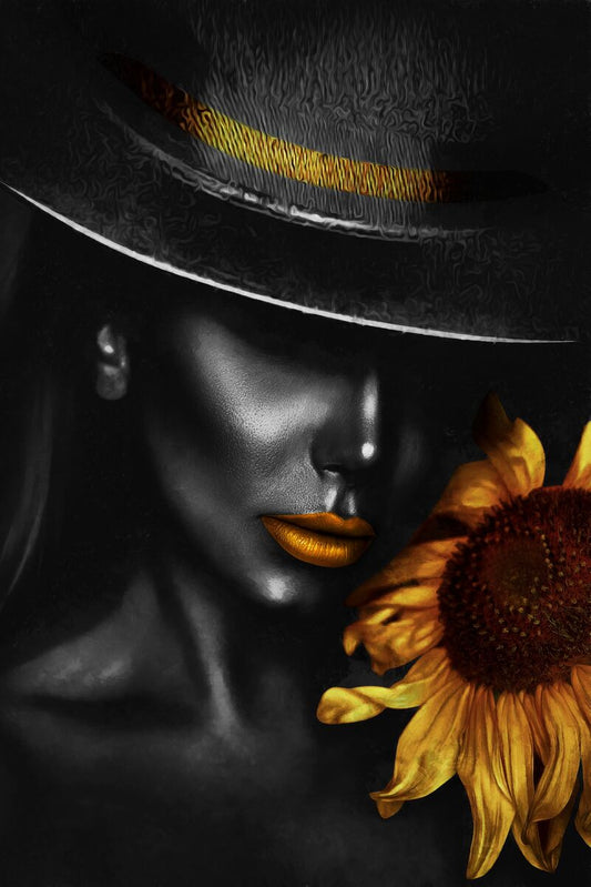 Femeia cu floarea soarelui