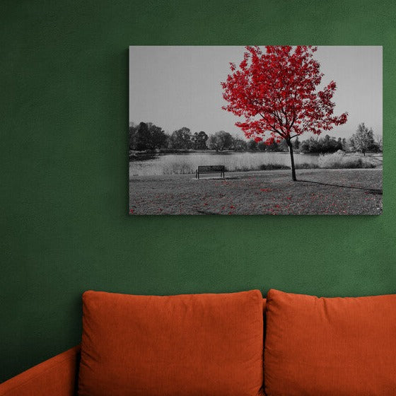Tablou canvas - Red tree
