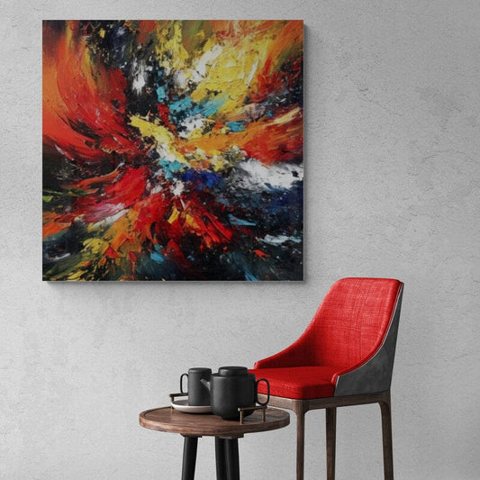 Tablou Canvas - Armonie Abstracta Multicolora