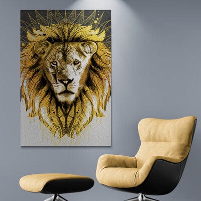 Tablou Canvas - Gold&Black 24