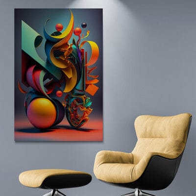 Tablou Canvas - Abstract 3D Elegance