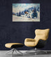 Tablou canvas - Peisaj abstract de iarna 7