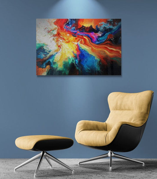 Tablou Canvas - Pastel Abstract Multicolor Elegance