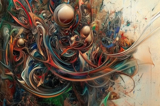 Tablou Canvas - Abstract de Forme in 3D