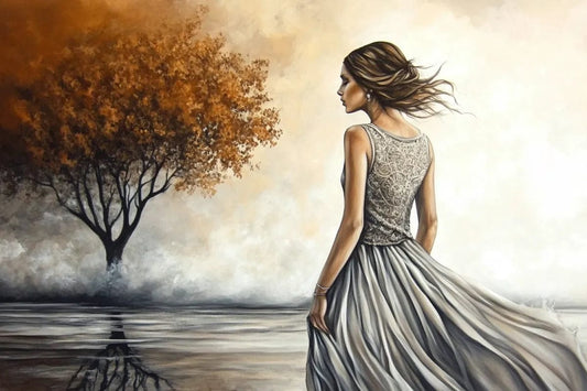 Tablou Canvas - Spre Copacul din Mare