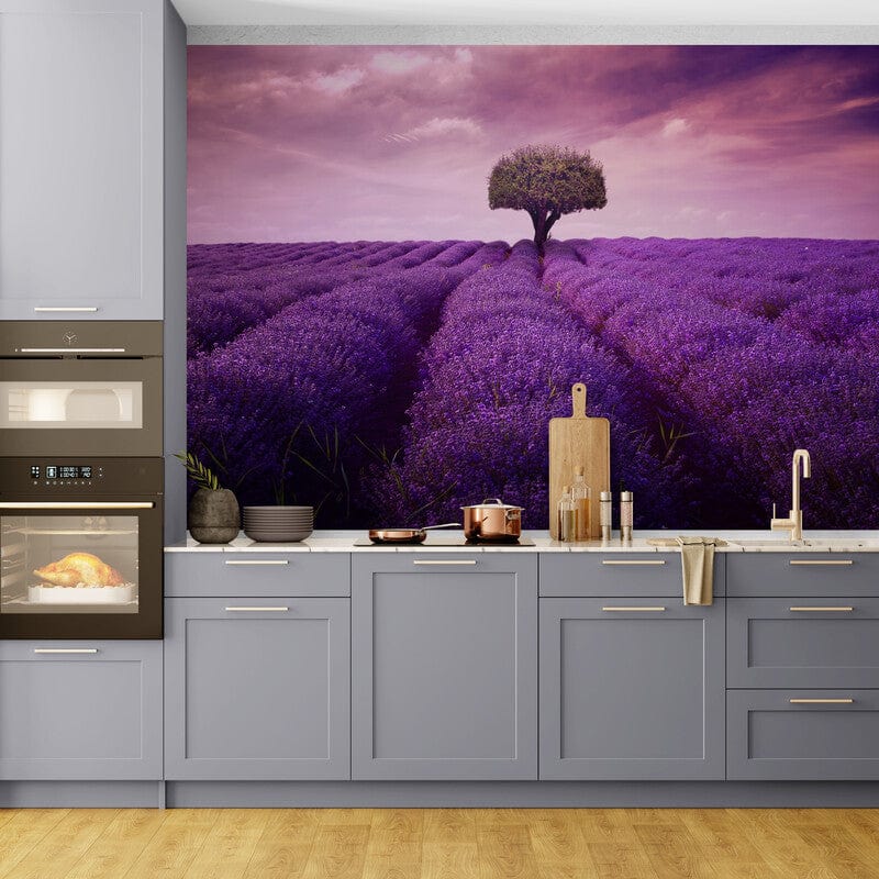 Tapet textil  1,5 X 2 m "Camp de lavanda"