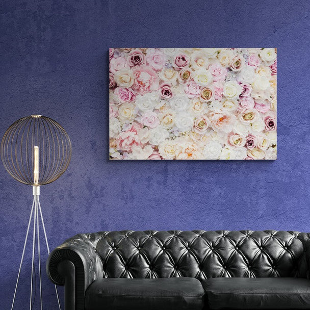 Tablou canvas - Flori roz