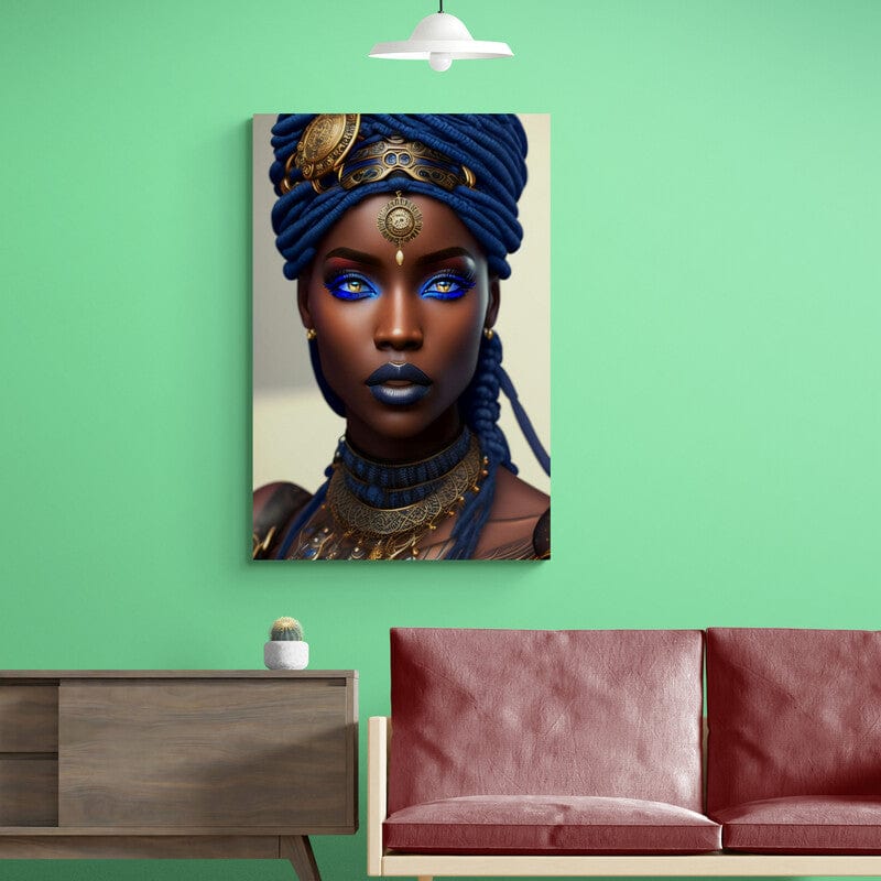 Tablou Canvas - Eleganta Femeii din India