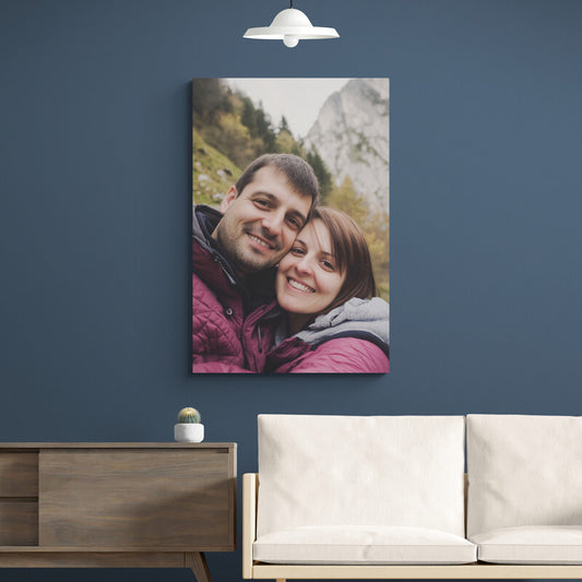 Tablou personalizat cu poza ta, tip portret