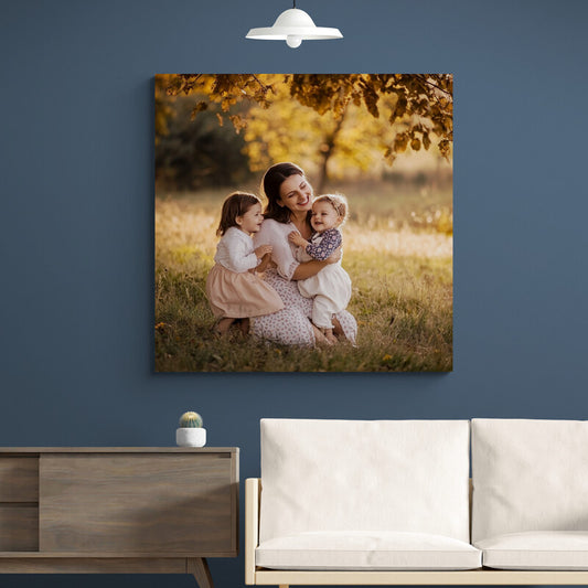 Tablou personalizat cu poza ta, model patrat