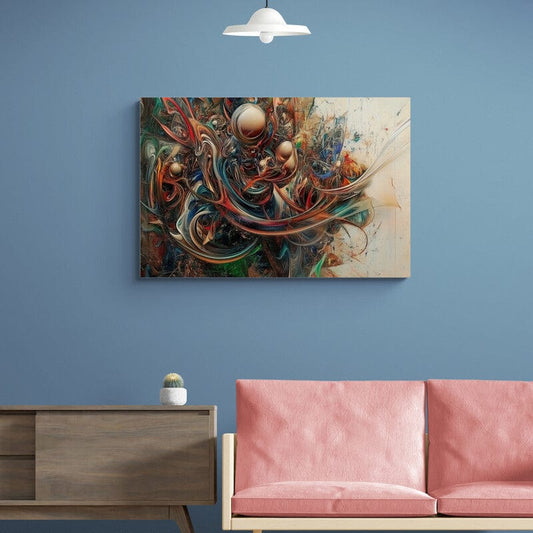 Tablou Canvas - Abstract de Forme in 3D