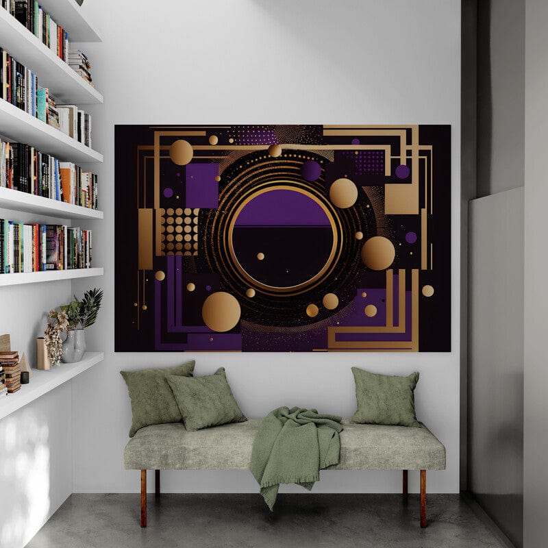 Tapet textil  1,5 X 2,2 m "Abstract violet"