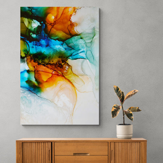 Tablou canvas - Multicolor abstract pelicular