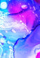 Tablou Canvas - Eleganta Abstracta Mov si Albastru