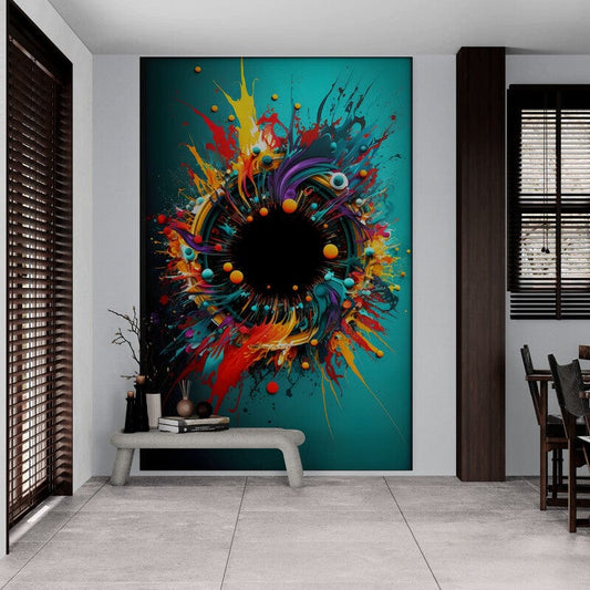 Tapet textil  1,5 X 2 m "Explozie de culori"