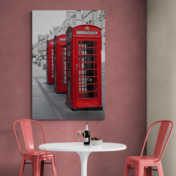 Tablou canvas - Cabina telefonica londoneza