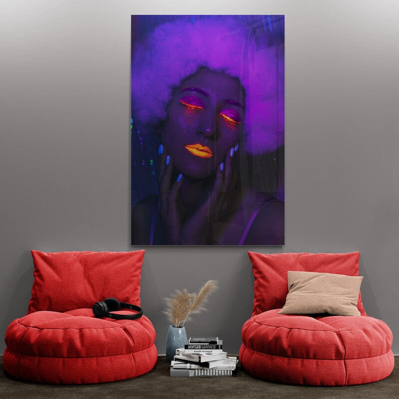Tablou Canvas - Fluo Girl 5 Elegant Fluorescent