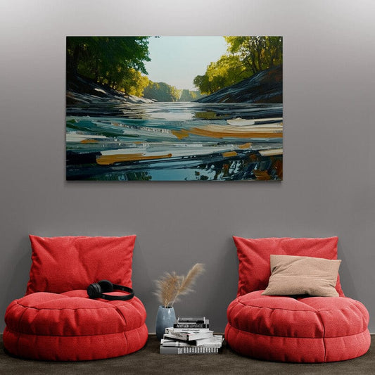 Tablou Canvas - Parau Abstract Eleganta Moderna