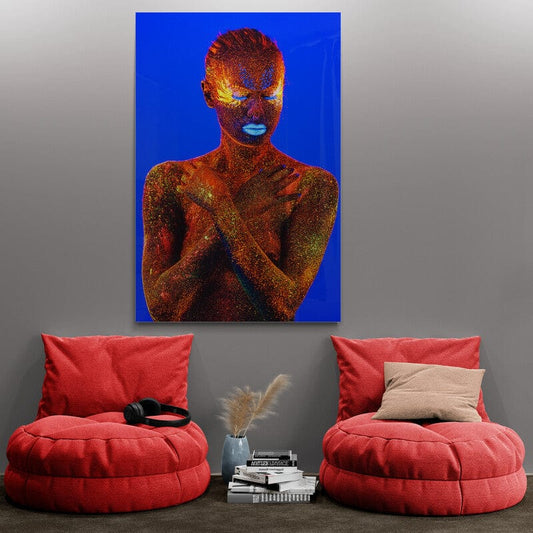 Fluo Girl 8 - Tablou Fluorescent pentru Casa Ta