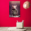 Tablou canvas - A cartoon pig - Cameradevis.ro