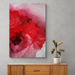 Tablou canvas - Abstract aprins de rosu - Cameradevis.ro